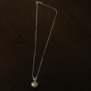 Necklace heart with ball